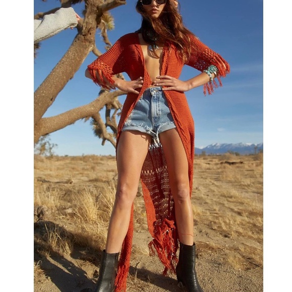 Boho Open Front Cardigan - Picture 3 of 6